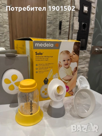 Електрическа помпа за кърма Medela Solo, снимка 3 - Помпи за кърма - 53307975