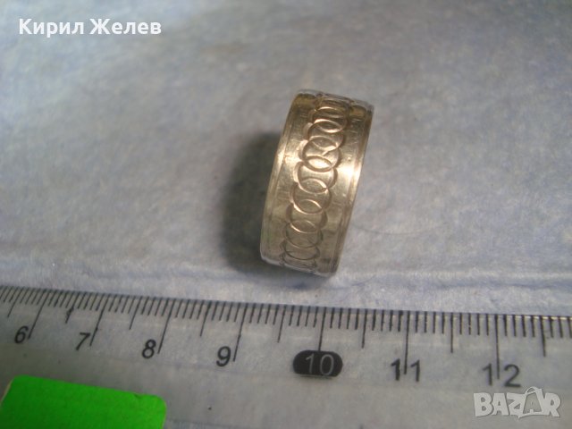 СТИЛНО ОРНАМЕНТИРАН РЕТРО АРТ СРЕБЪРЕН ПРЪСТЕН СРЕБРО 925 Тип ХАЛКА 32372, снимка 8 - Пръстени - 38362064