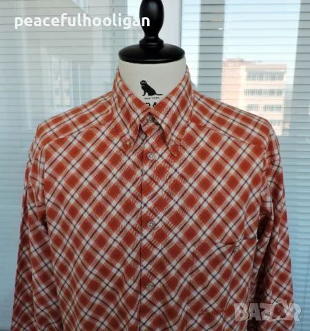 Schoffel - мъжка карирана риза за туризъм  с дълъг ръкав размер XL , снимка 2 - Ризи - 49781441