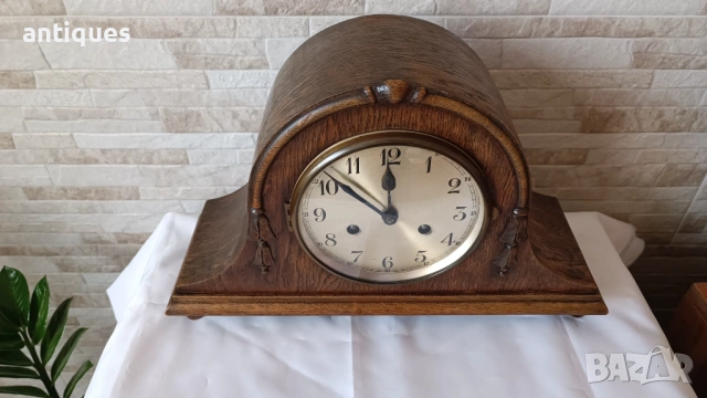 Стар каминен часовник - Foreign - Wurtemberg - Made in Germany - 1930", снимка 2 - Антикварни и старинни предмети - 53030088