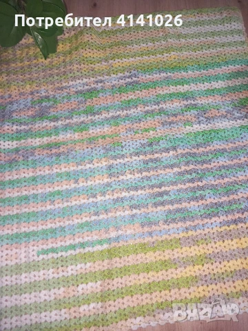 Ръчно плетени бебешки одеяла / пелени / различни модели, снимка 3 - Спално бельо и завивки - 50500542