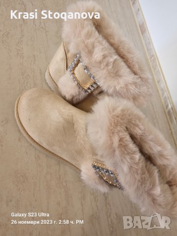 ❄️ЗИМНИ❄️ Ботуши ❄️Дамски НОВИ -  37 номер / Made in Italy , снимка 5 - Дамски ботуши - 43154642