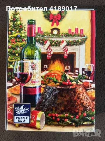 Коледен мини пъзел, снимка 1