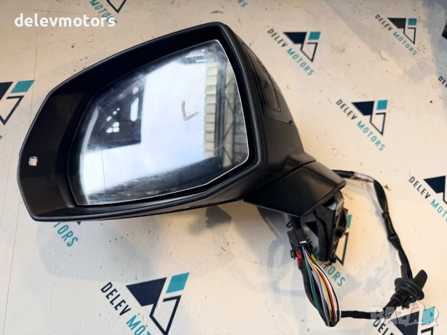 4M1857409 AD ляво огледало с 10 пина от Audi Q7 S-line 3.0 TDI quattro, 272 ph., 2018, 153 000 km.