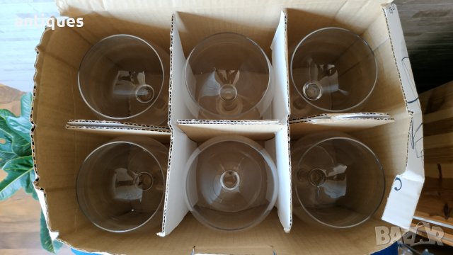 Комплект немски кристални чаши за вино - Spiegelau Echtkristall, снимка 8 - Сервизи - 37441135