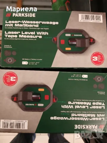 PARKSIDE PLLM 10 A1 лазерен нивелир с ролетка за прецизно подравняване, снимка 6 - Измервателни инструменти - 47854708