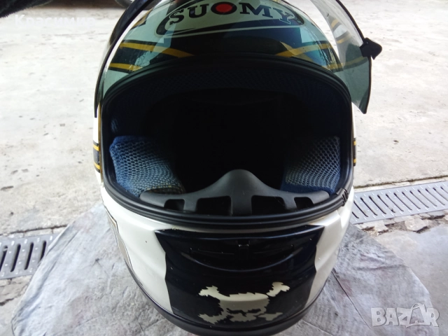 Мото каска SUOMY размер M, снимка 8 - Аксесоари и консумативи - 52809756