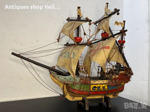 Модел на боен кораб №6884 , снимка 4 - Антикварни и старинни предмети - 50266076