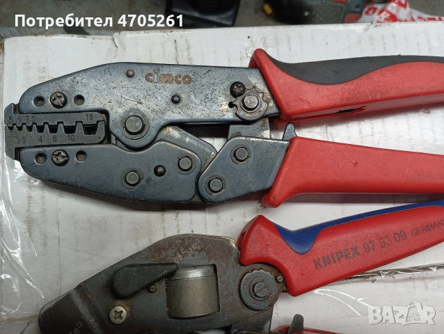 knipex cimco klauke benning, снимка 4 - Клещи - 53286894