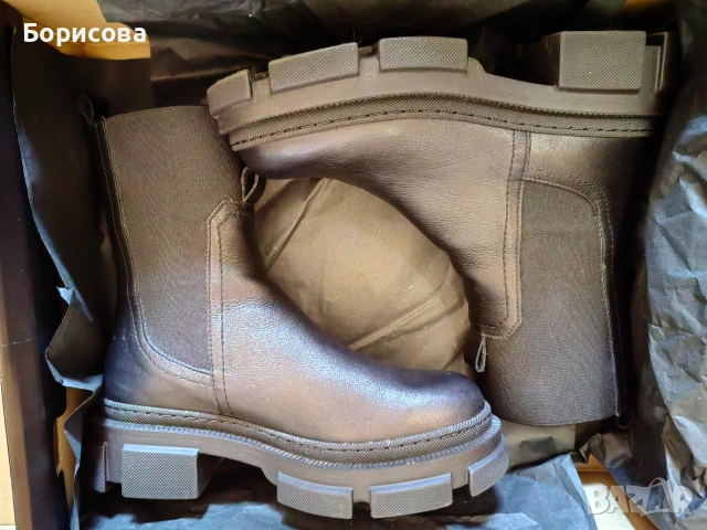 Боти от естествена кожа, снимка 7 - Дамски боти - 52819166