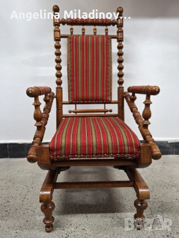 Люлеещ стол дъб масив , снимка 9 - Столове - 51618571