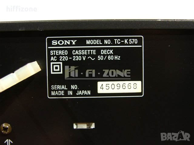 ДЕК  Sony tc-k570 /1 , снимка 8 - Декове - 40179112