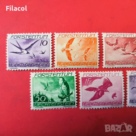 Лихтенщайн 1939 г. Фауна Птици, пълна серия MNH, снимка 3 - Филателия - 50163190