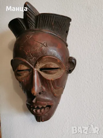 Африканска маска чокве, снимка 2 - Антикварни и старинни предмети - 49255830