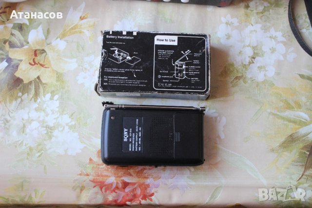 Sony ICF-S14 малко радио, снимка 3 - Радиокасетофони, транзистори - 38722963