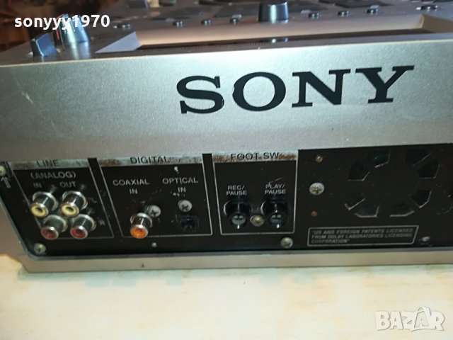 sony mds-dre1 minidisc recorder/player-made in japan 120v, снимка 13 - Ресийвъри, усилватели, смесителни пултове - 28293272