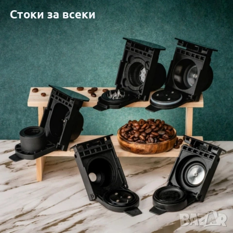 Еспресо машина 8в1 Oliver Voltz OV51171N8M – За капсули и мляно кафе, 1450W, 19 Bar, , снимка 6 - Кафемашини - 53225375