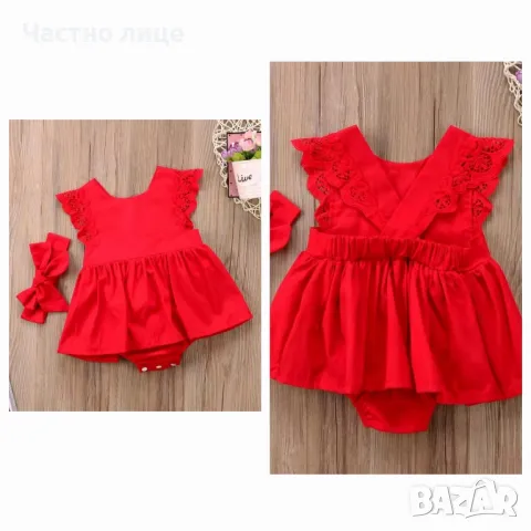 Боди-рокли за малки принцеси, снимка 15 - Бебешки рокли - 41835382