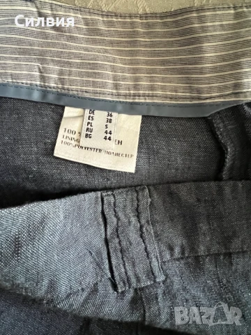 Стилен, ленен панталон на марката  Ariston S, снимка 3 - Панталони - 50504315