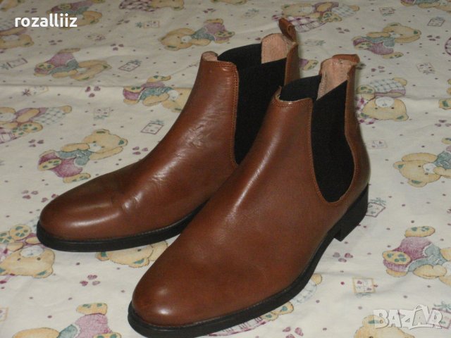 BLEND и SELECTED HOMME мъжки нови естествена кожа 42, снимка 8 - Мъжки боти - 43583881