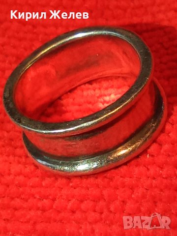 СРЕБЪРНА АРТ ДИЗАЙНЕРСКА ХАЛКА ПРЪСТЕН МАСИВНО СРЕБРО 925 БУТИКОВО БИЖУ 25988, снимка 8 - Пръстени - 35950814