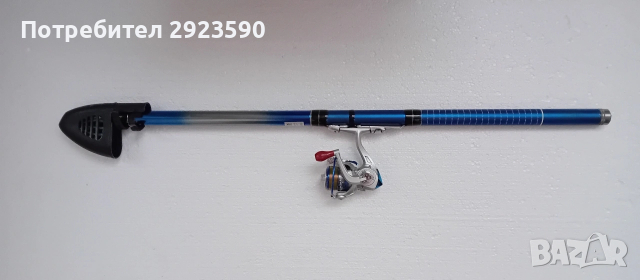 Пръчка за перо с малка макара, снимка 2 - Въдици - 53067273