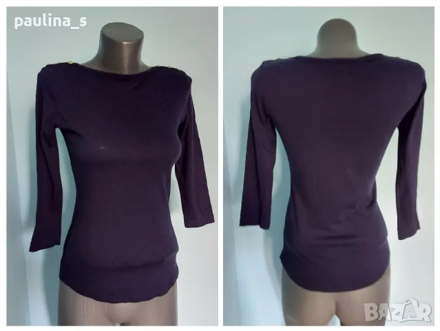 Три различни броя / Дамска еластична блуза 7/8 ръкави "Greenvillage", "Gap" "Karen Scott", снимка 8 - Блузи с дълъг ръкав и пуловери - 16774604