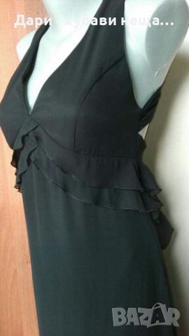 Прелестна дълга рокля от шифон и сатен🍀❤S,S/M❤🍀арт.4366, снимка 2 - Рокли - 37201121