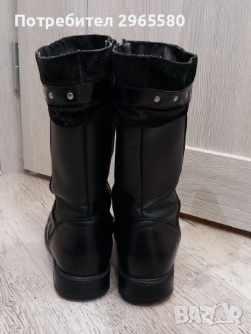 Естествена кожа , ботуши за момиче, снимка 2 - Бебешки боти и ботуши - 52283807