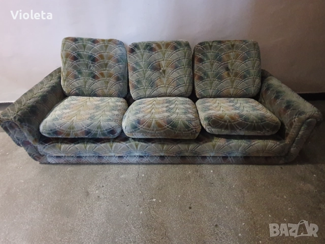 Триместен диван с размери 200см х 80 см х 40 см, снимка 2 - Дивани и мека мебел - 52722118