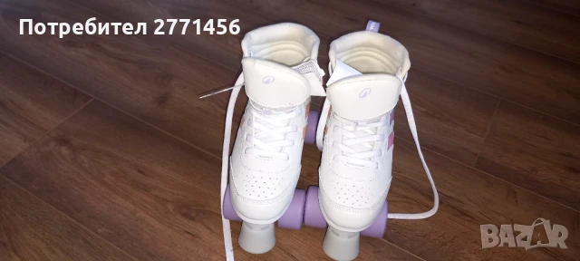 РОЛКОВИ КЪНКИ QUAD 100, ЛИЛАВИ/38-ми номер, снимка 4 - Детски маратонки - 50894139