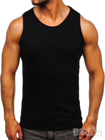 черен мъжки потник