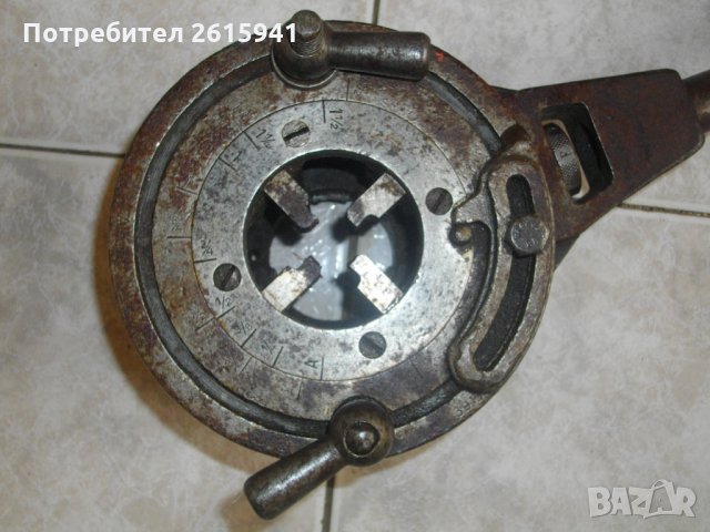 Alrova 23-до 1 1/2 Цол-Голяма Винтонарезка за Тръби-Отлична-Немска-, снимка 2 - Други инструменти - 33030463