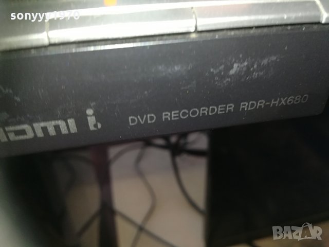sony rdr-hx680 160gb hdd recorder 1604211605, снимка 8 - Плейъри, домашно кино, прожектори - 32572717