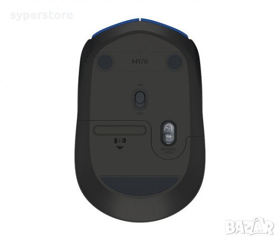 Мишка Безжична Logitech M170 Gery Mini 1000dpi Сива Wireless Optical Mouse, снимка 4 - Клавиатури и мишки - 15861256