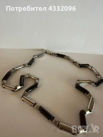 Комплект мъжки колиета - гривни, снимка 4 - Колиета, медальони, синджири - 52544094