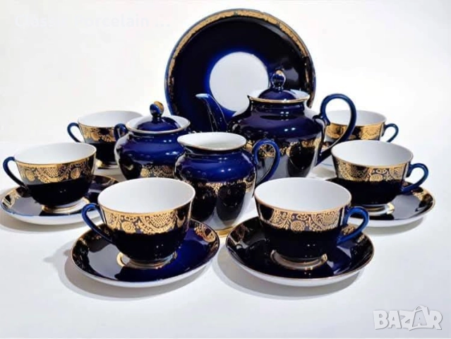 ЗОЛОТОЙ ФРИЗ – 1980 г. – ЛФЗ, снимка 5 - Сервизи - 51850682