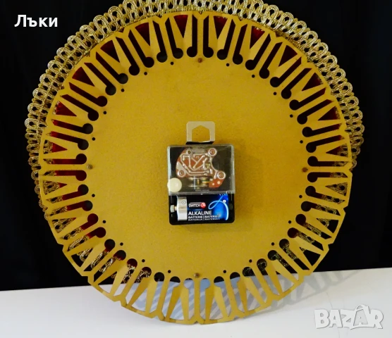 Немски бронзов стенен часовник Richter,перфектен. , снимка 5 - Антикварни и старинни предмети - 51183299
