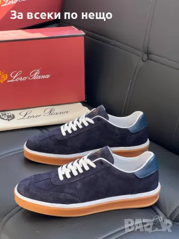 Loro Piana Мъжки Обувки Естествен Велур Лоро Пиана - Налични Различни Цветове Код D2210, снимка 8 - Ежедневни обувки - 49430200