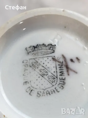 Френски порцеланов комплект нач. 20 век, снимка 7 - Антикварни и старинни предмети - 50236709