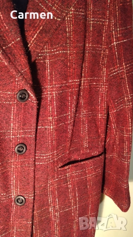 Червено българско сако, снимка 4 - Сака - 52429778