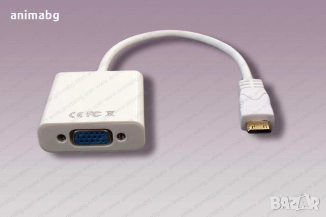 ANIMABG mini HDMI към VGA преобразувател, снимка 2 - Други - 33157595