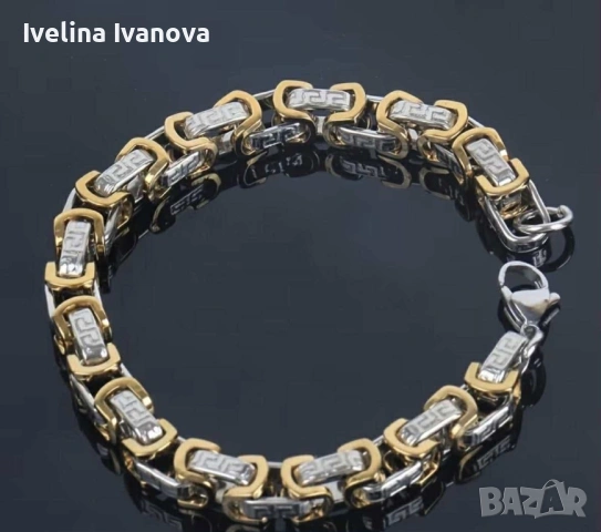 Стилна мъжка гривна, снимка 2 - Гривни - 53235927