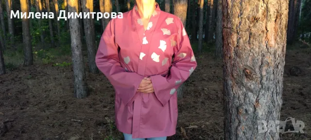 Ръчно рисувани кимона от поплин , снимка 7 - Сака - 48880285