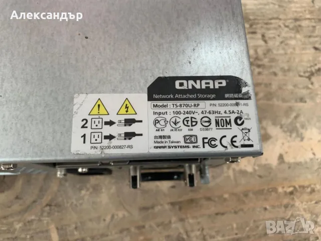 QNAP TS-870U-RP NAS - 8 Bays - 24GB RAM - 10GbE, снимка 3 - Външни хард дискове - 48844380