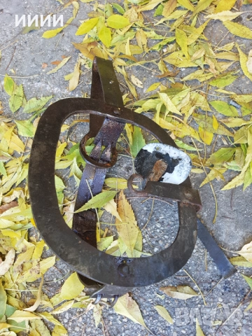 Стъпков капан със зъби , снимка 2 - Антикварни и старинни предмети - 51873418