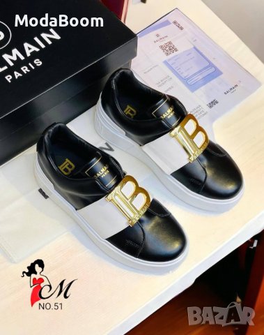 🔥Balmain уникални дамски обувки / два цвята🔥, снимка 5 - Маратонки - 43420295