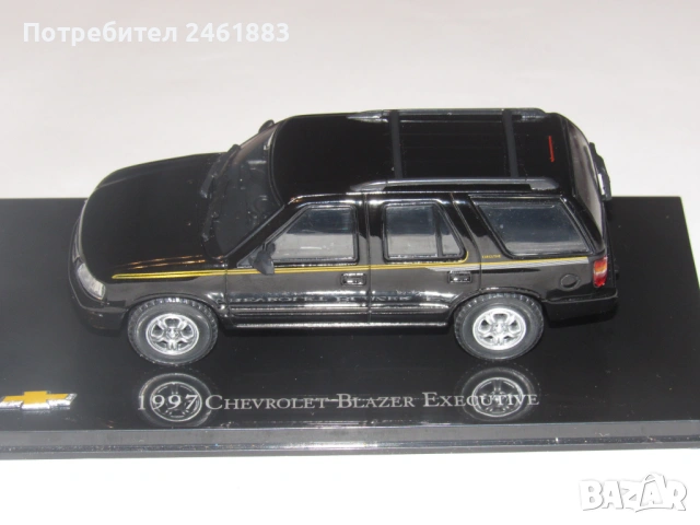 1/43 метална колекционерска количка CHEVY BLAZER новa, снимка 2 - Колекции - 50111644