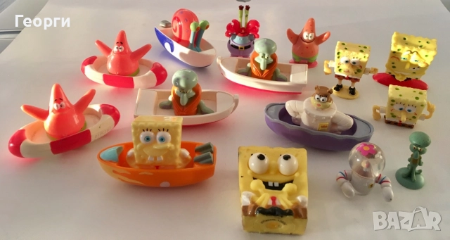 Лот Спонджбоб фигурки SpongeBob Viacom от Италия, снимка 2 - Фигурки - 52752387