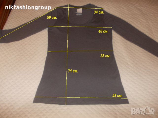 Сива туника, S, M размер, снимка 4 - Туники - 27098565
